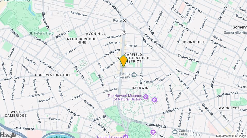 1675 Massachusetts Ave, Unit 4B Mapa y Detalles de la Ubicación