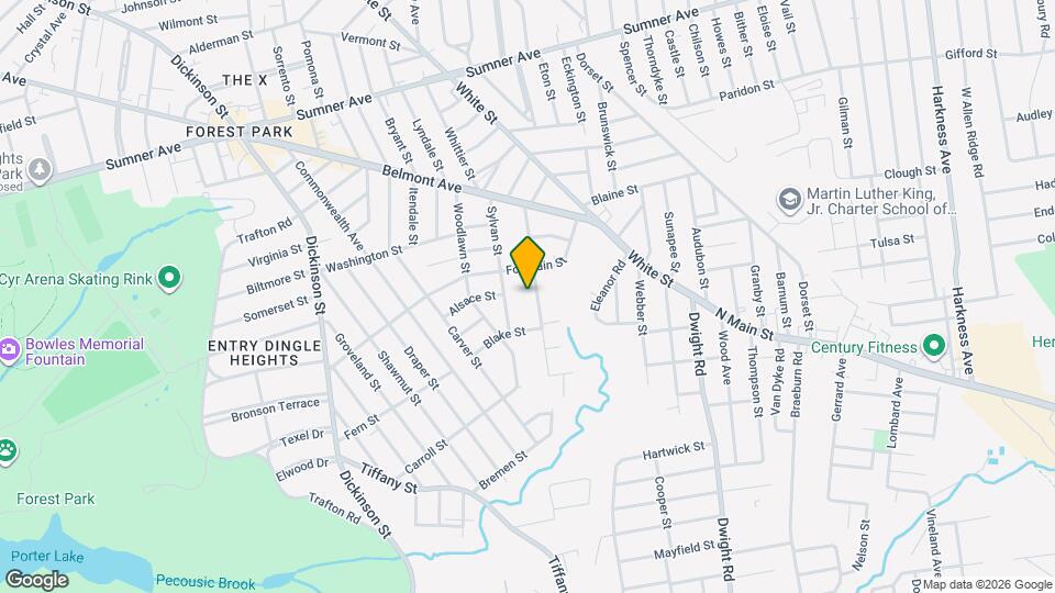 96 Belvidere St Map and Location Details