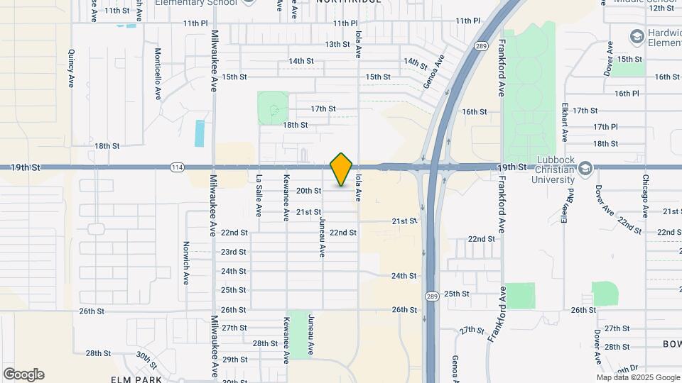6919 20th St Map and Location Details
