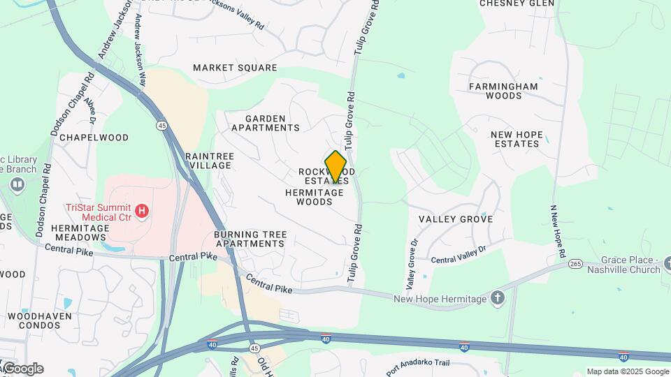 105 SADDLESTONE Ct S Map and Location Details