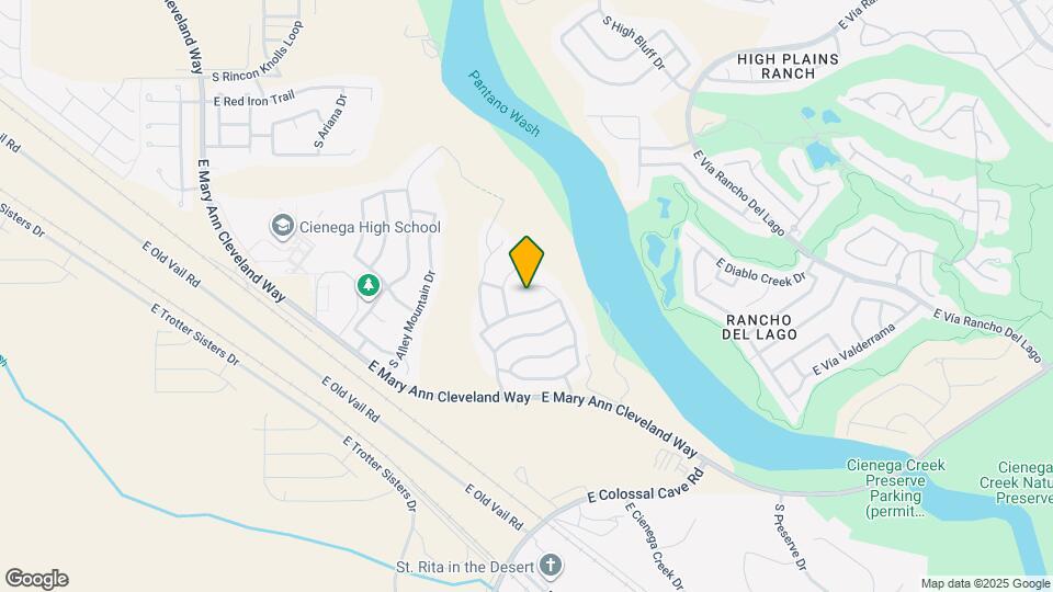 10886 S Arrowhead Spring Dr Map and Location Details