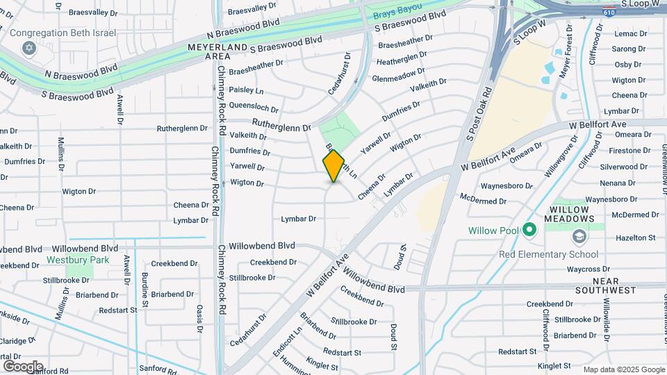 10307 Cedarhurst Dr Map and Location Details