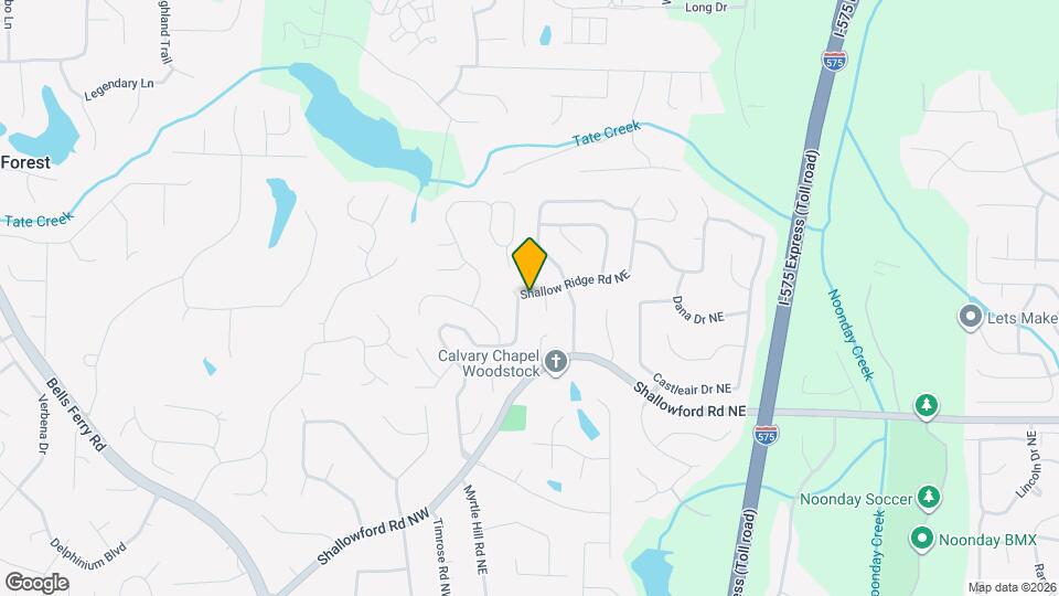 4796 Shallow Ridge Rd NE Mapa y Detalles de la Ubicación