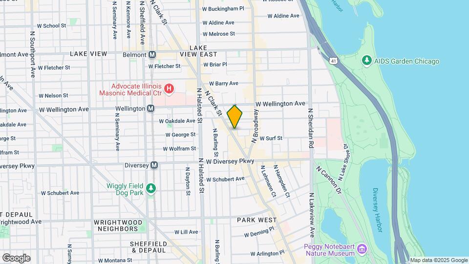 2875 N Clark St, Unit 2 Mapa y Detalles de la Ubicación