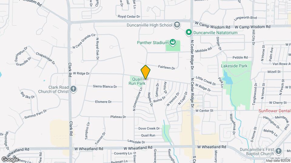 322 N Greenstone Ln Map and Location Details