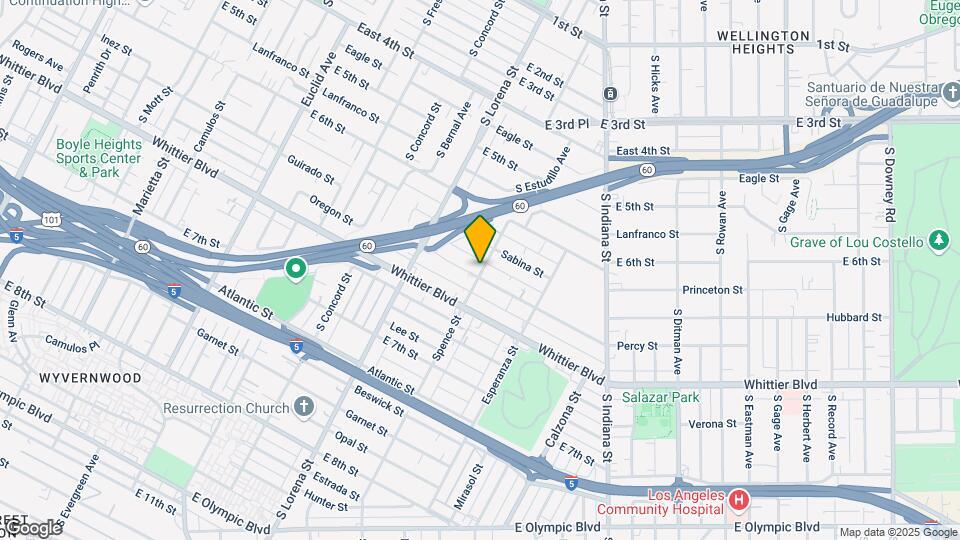 721 Spence St Map and Location Details