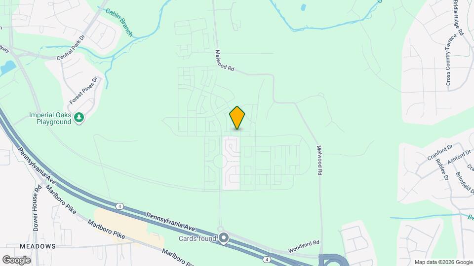 10632 Meridian Hill Way Map and Location Details