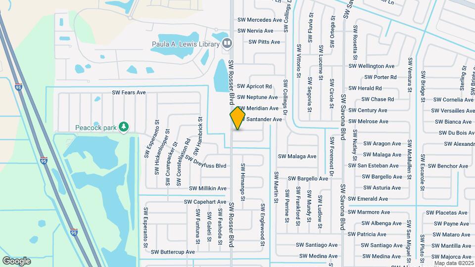 1682 SW Crawford Ave Map and Location Details
