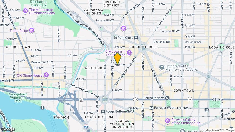 2128 N St NW Map and Location Details