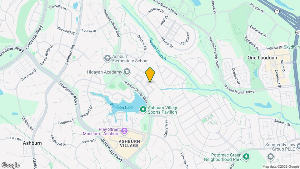 20428 Cool Fern Square Map and Location Details