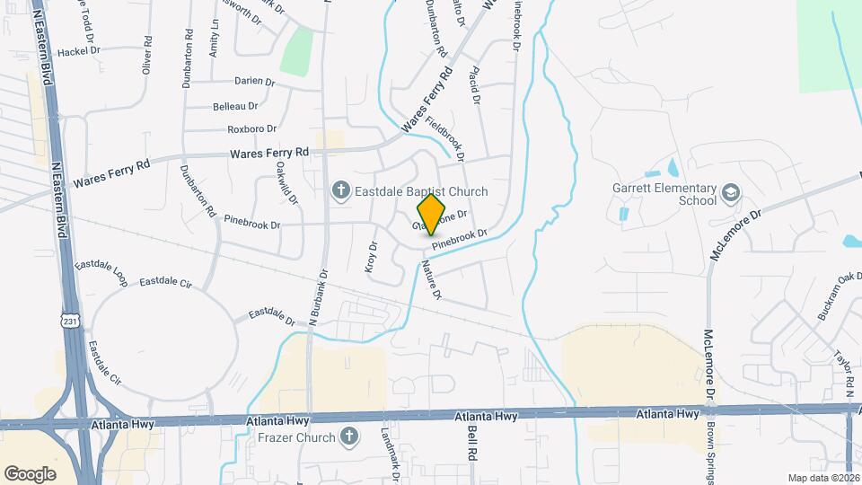 6205 Pinebrook Dr Map and Location Details