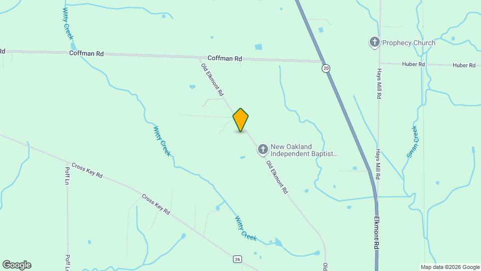 21079 Old Elkmont Rd Map and Location Details