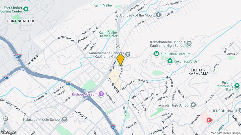 1820 Makuahine St Map and Location Details