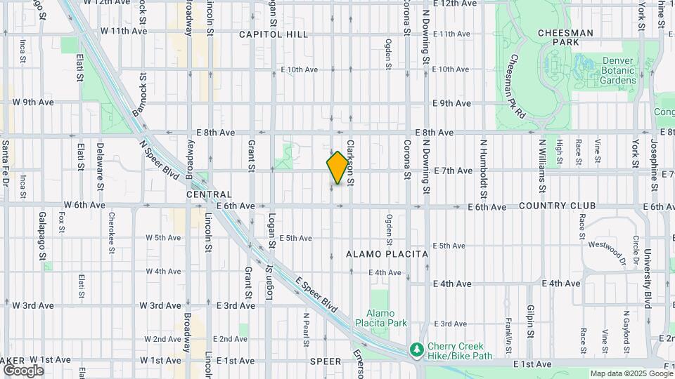 636 N Washington St Map and Location Details