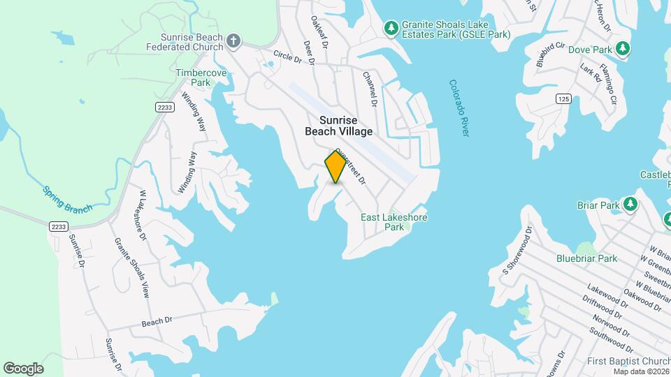 303 Granite Shoals Ln Map and Location Details