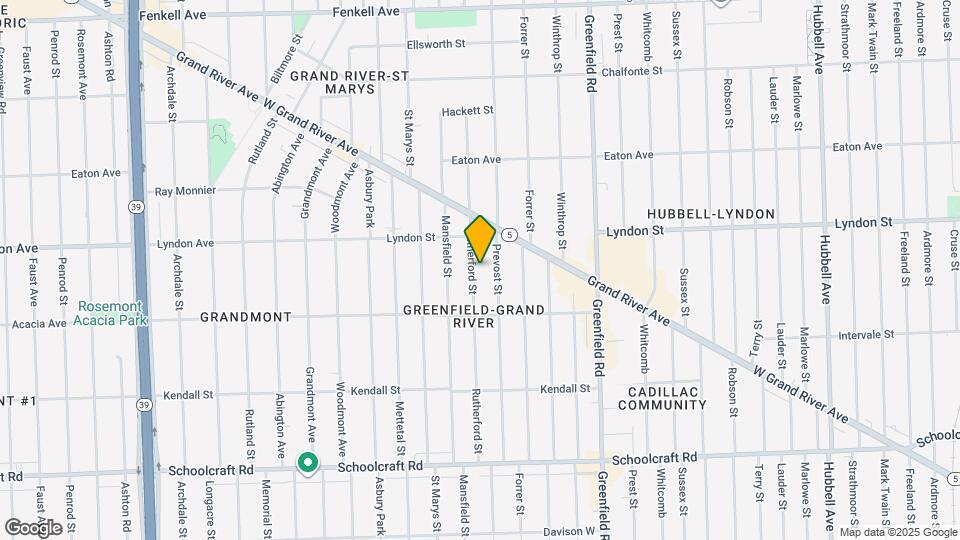 14398 Rutherford St Map and Location Details