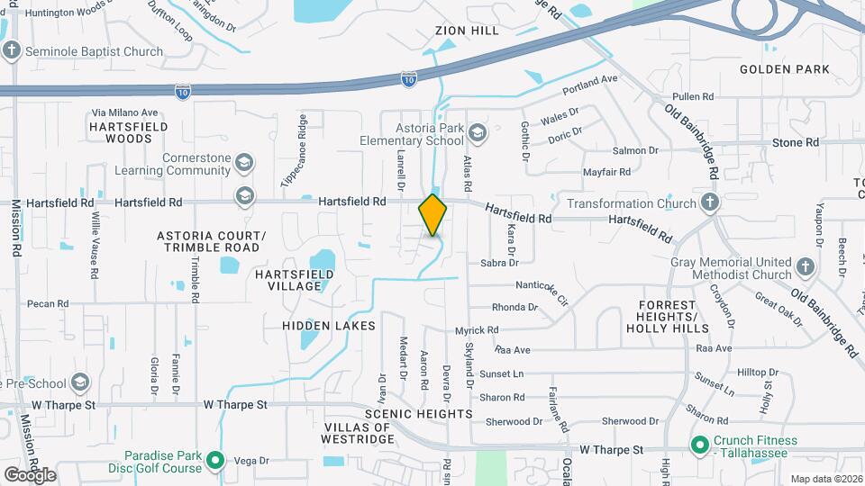2333 Hartsfield Way Map and Location Details