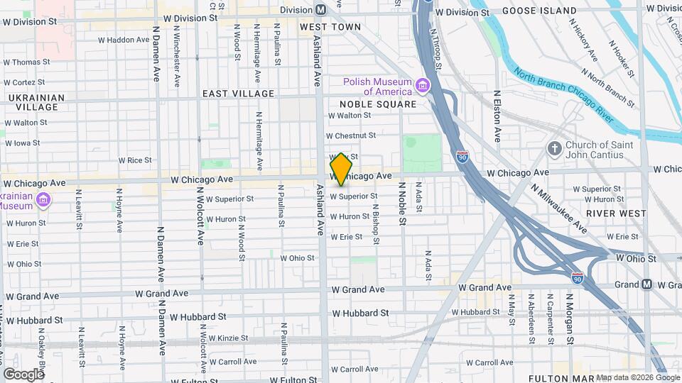 1508 W Superior St Map and Location Details