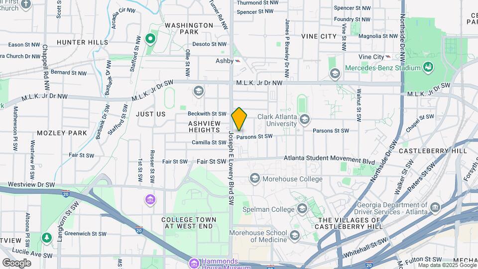 Parsons Pointe Mapa y Detalles de la Ubicación