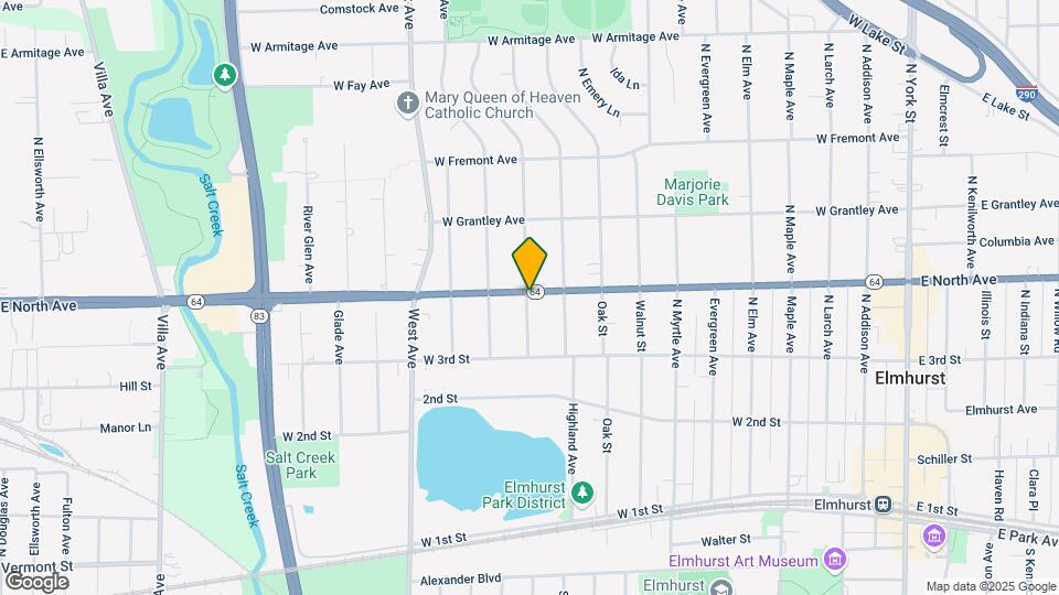 285 Ridgeland Ave Map and Location Details