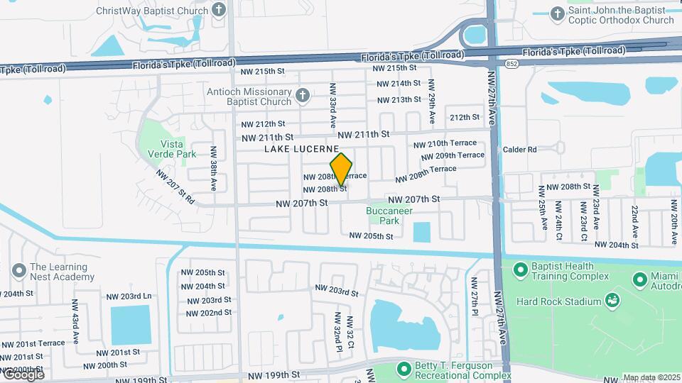 3270 NW 208th St Map and Location Details