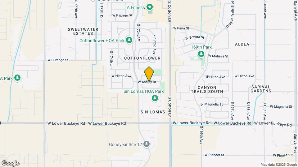 17237 W Ashley Dr Map and Location Details