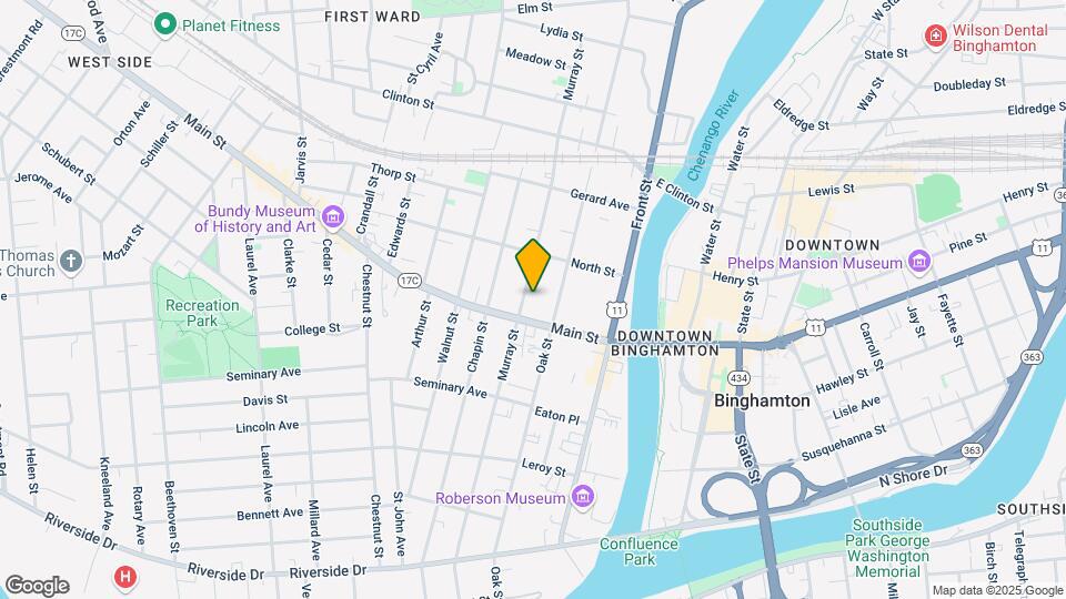 122 Murray St, Unit First Floor Map and Location Details
