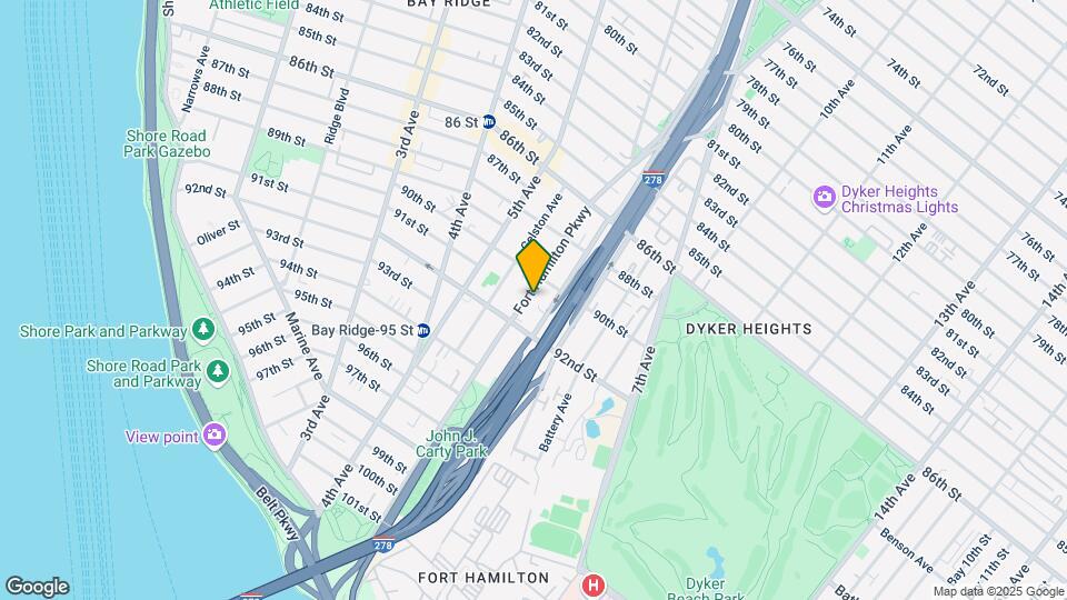 9025 Fort Hamilton Pkwy Map and Location Details