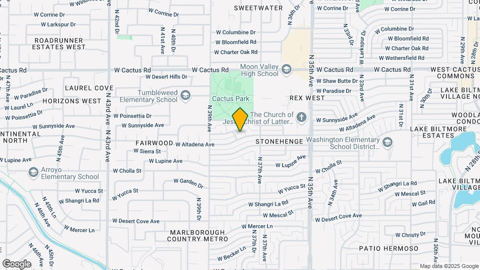 3742 W Altadena Ave Map and Location Details