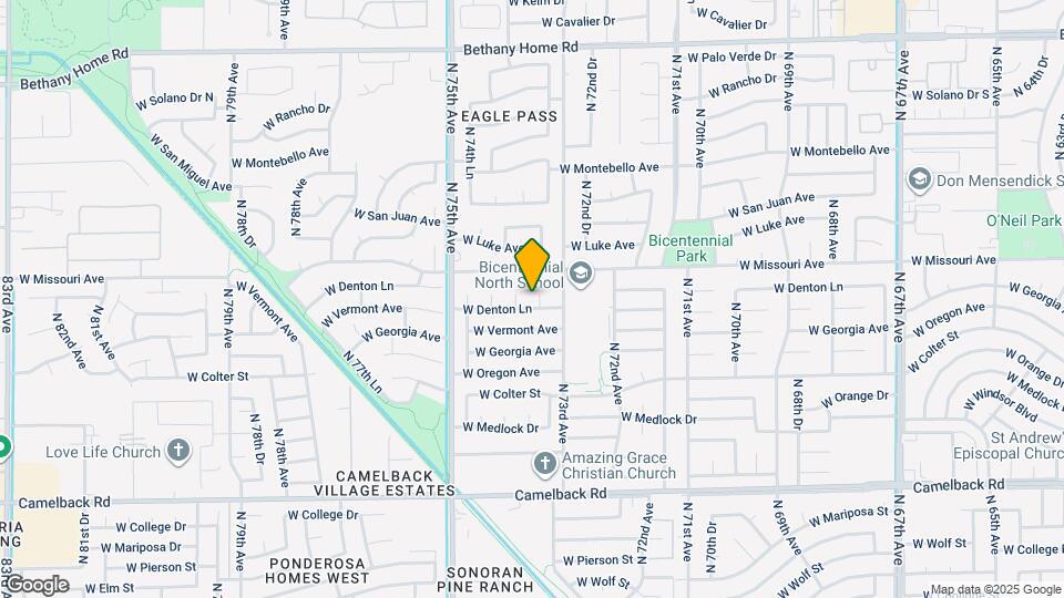 5430 N 73rd Dr Map and Location Details