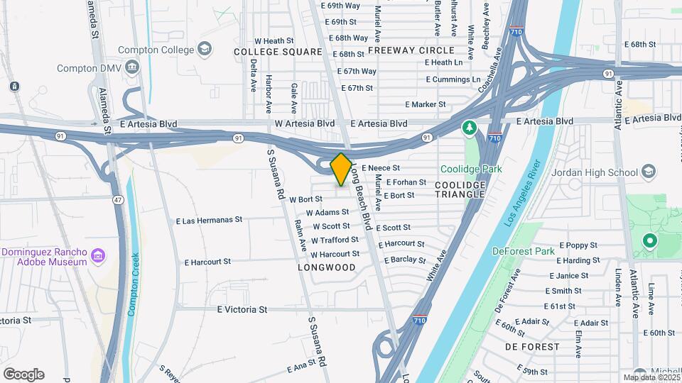 45 W Bort St Map and Location Details