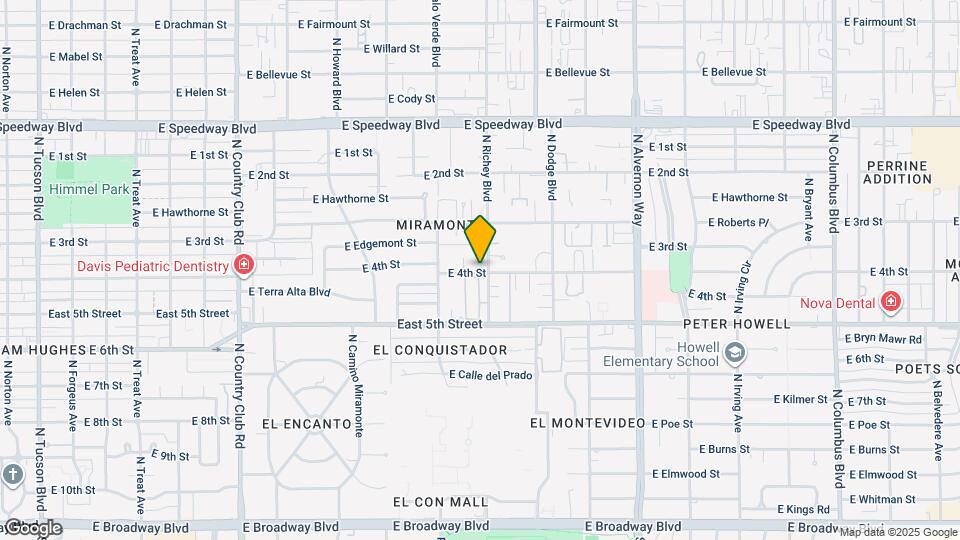 3555 E 4th St Map and Location Details