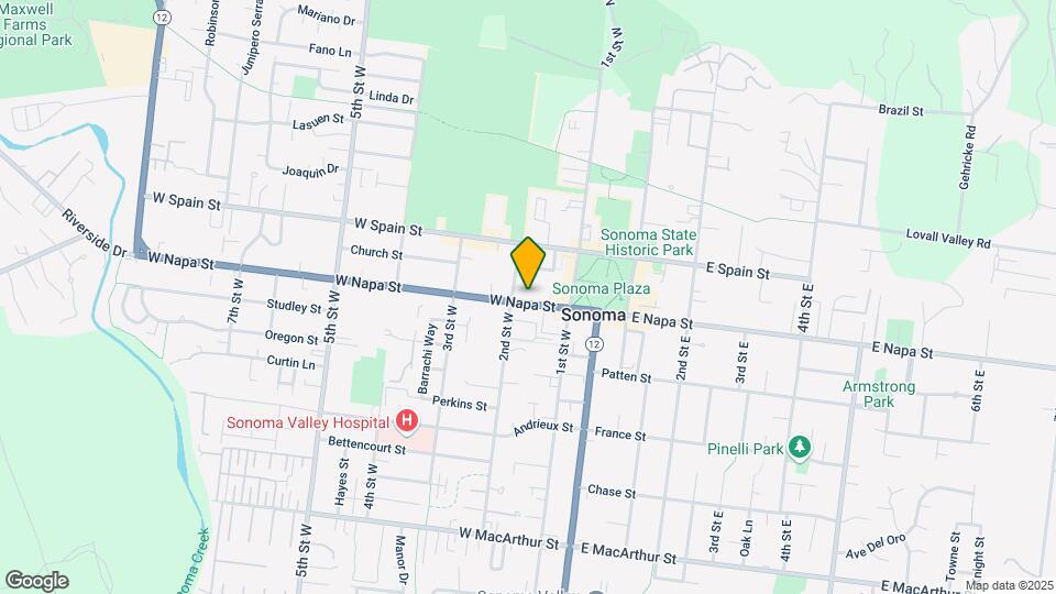 164 W Napa St Map and Location Details