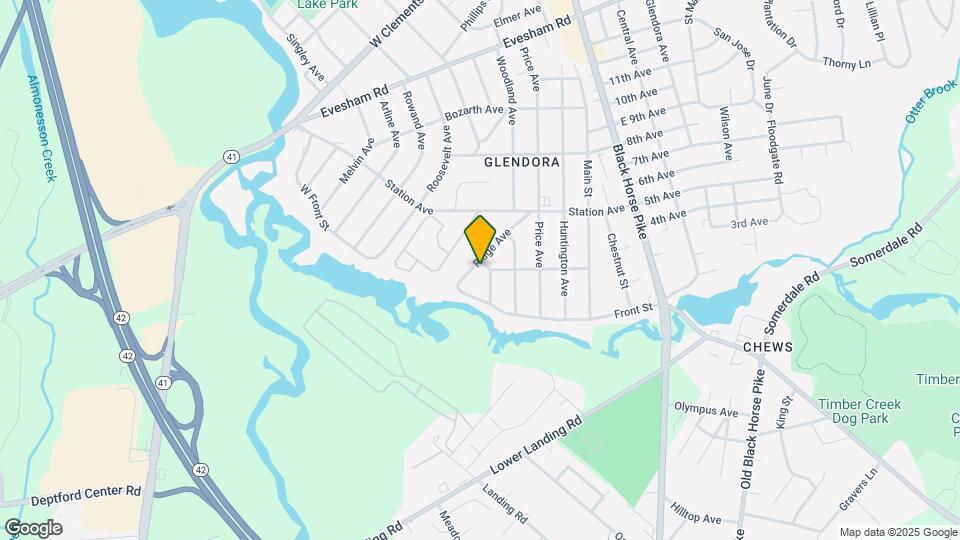 418 Lake Ave Map and Location Details