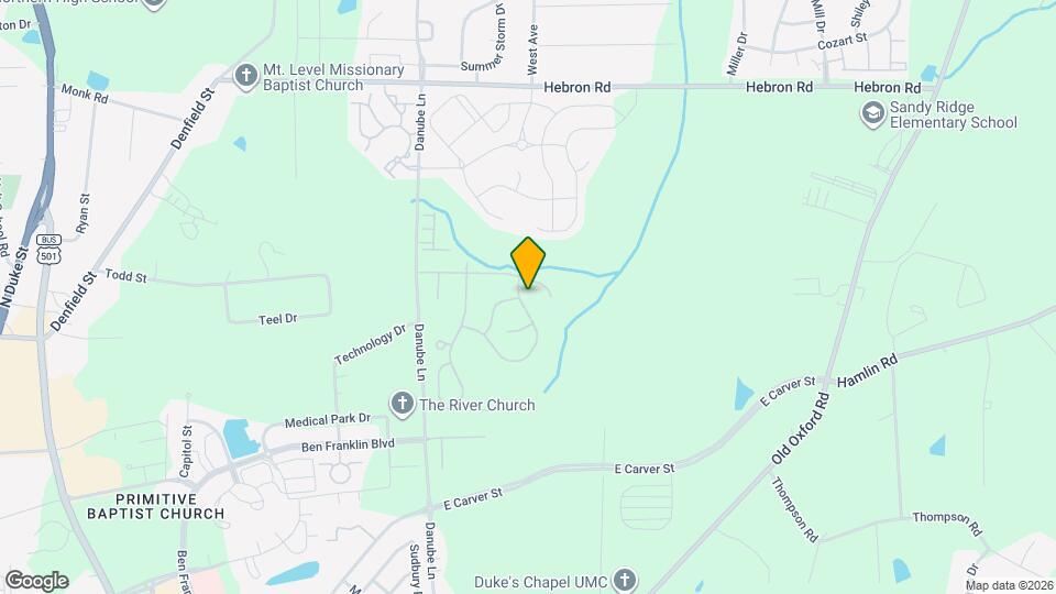 922 Saratoga Dr Map and Location Details