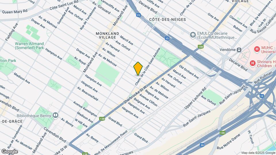 3757 De Melrose Av Map and Location Details