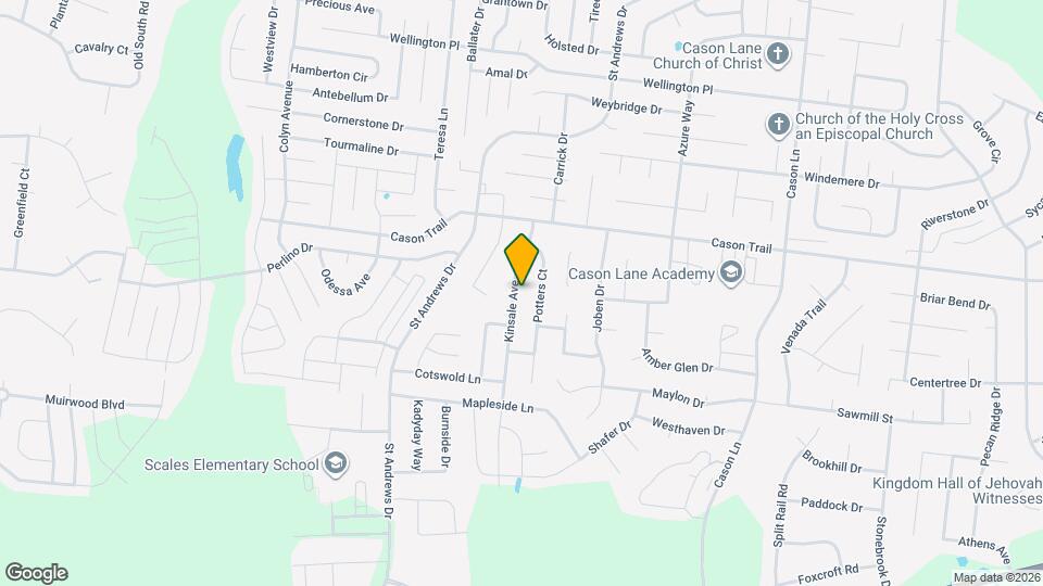 1733 Kinsale Ave Map and Location Details