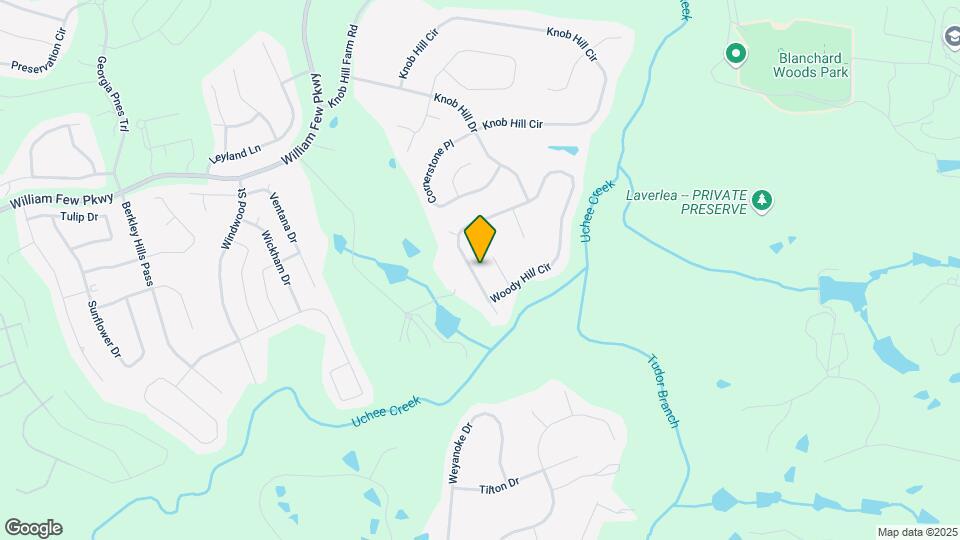933 Woody Hill Cir Map and Location Details