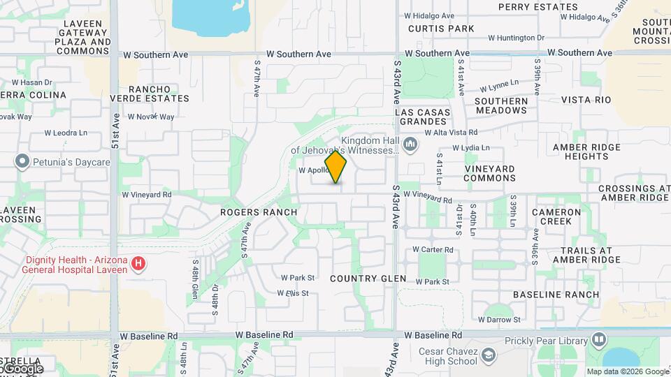 4417 W St Kateri Dr Map and Location Details