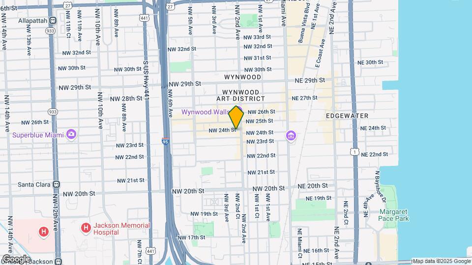 The 222 Wynwood Map and Location Details
