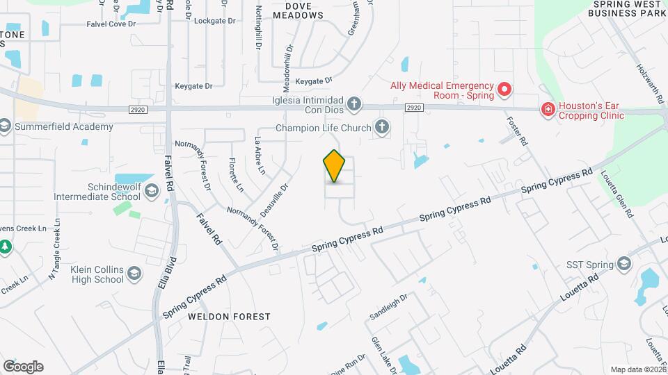 3231 Stoneydale Ln Map and Location Details