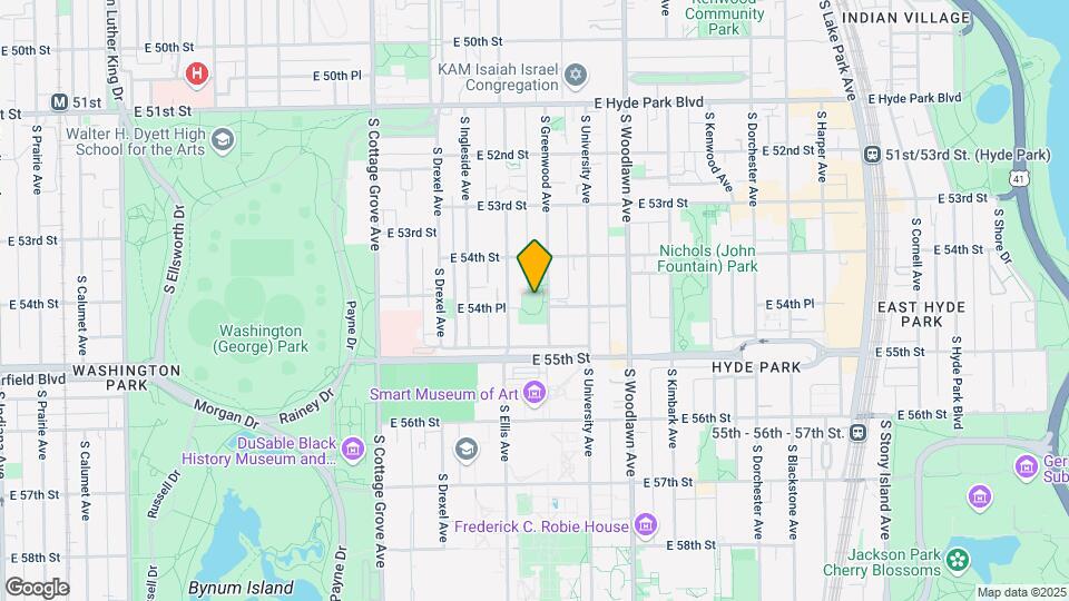 5312 S Greenwood Ave Map and Location Details