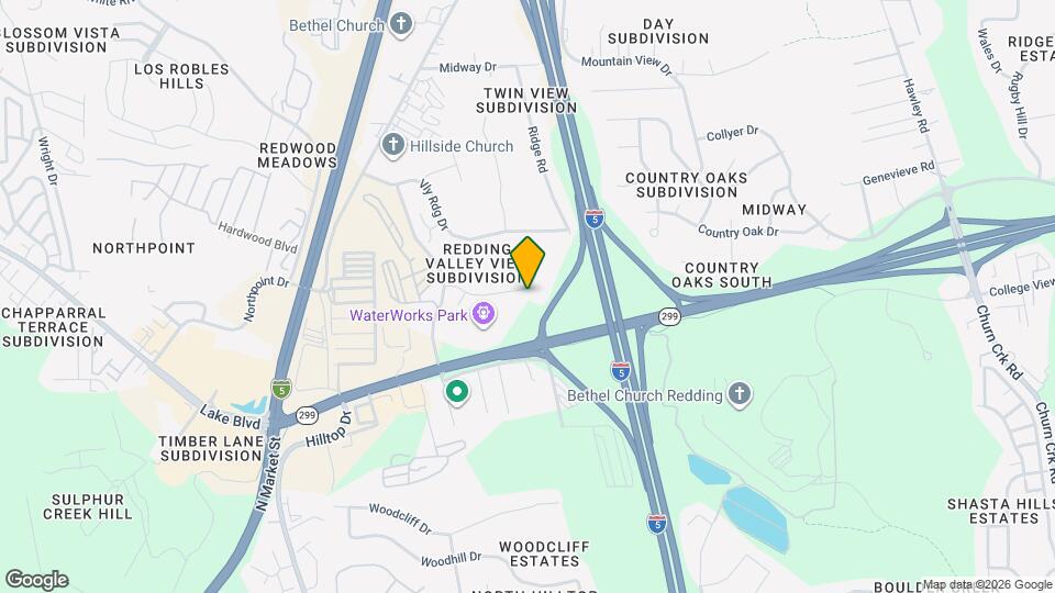 300 Boulder Creek Dr, Redding, CA 96003 Mapa y Detalles de la Ubicación
