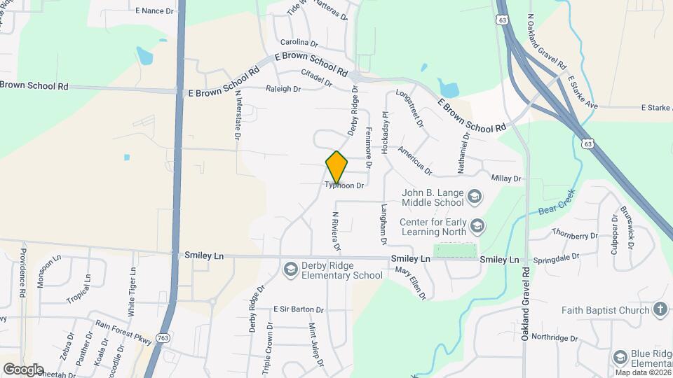 1606 Typhoon Dr Map and Location Details