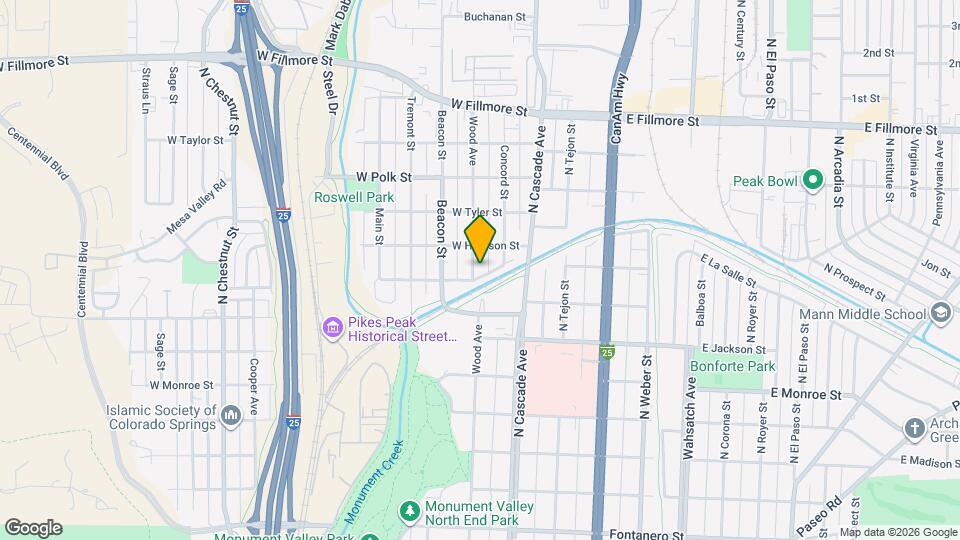 2509 Wood Ave Map and Location Details