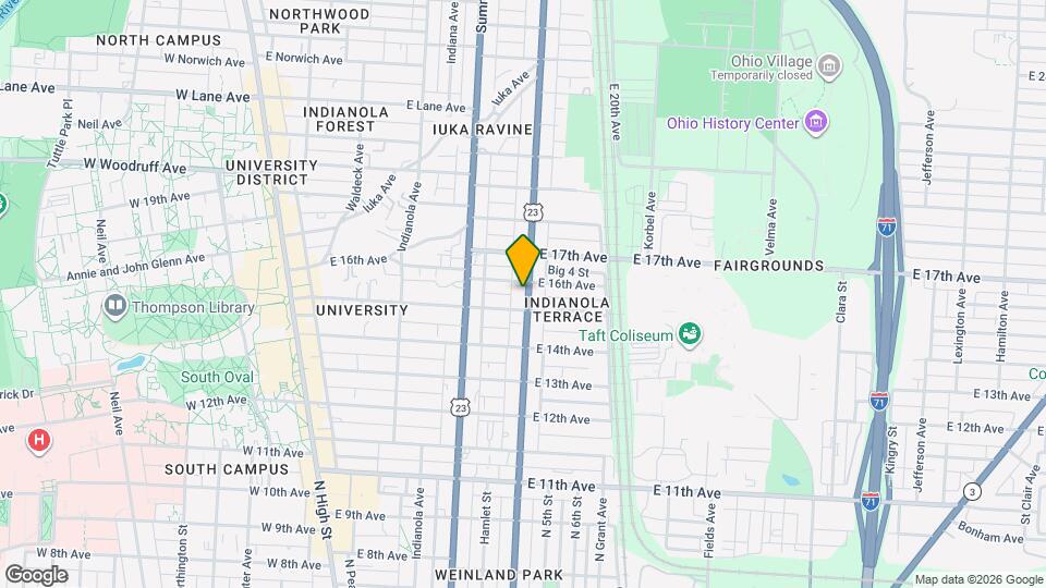 1803 N 4th St Map and Location Details