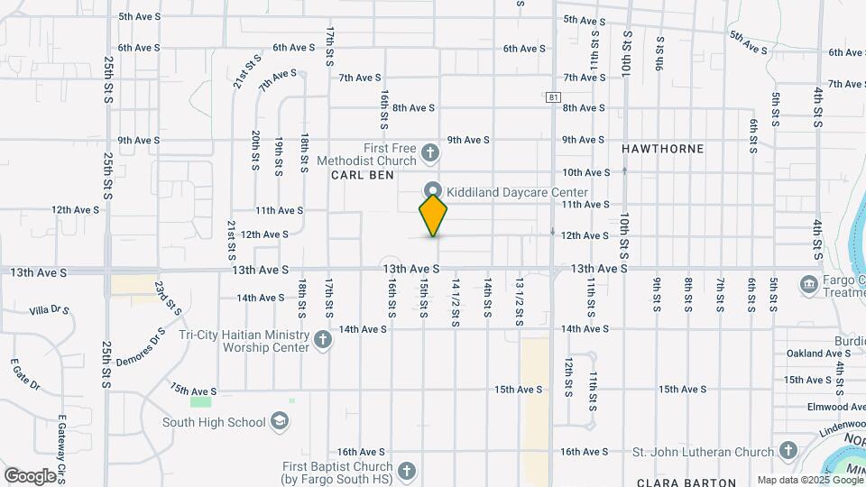 1201 15th St S Map and Location Details