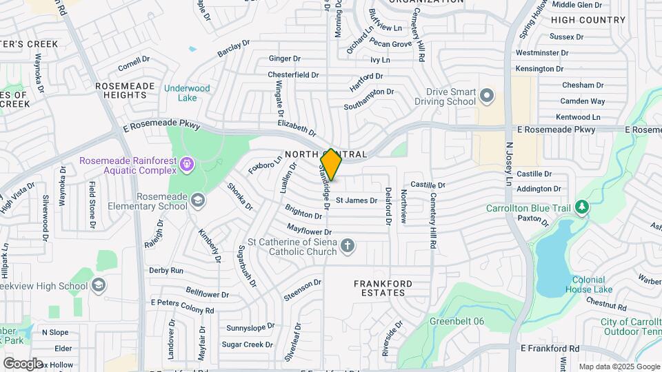 1700 Delaford Cir Map and Location Details