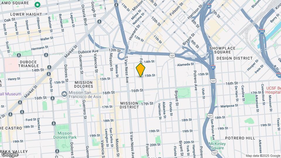 1916 Folsom St Mapa y Detalles de la Ubicación