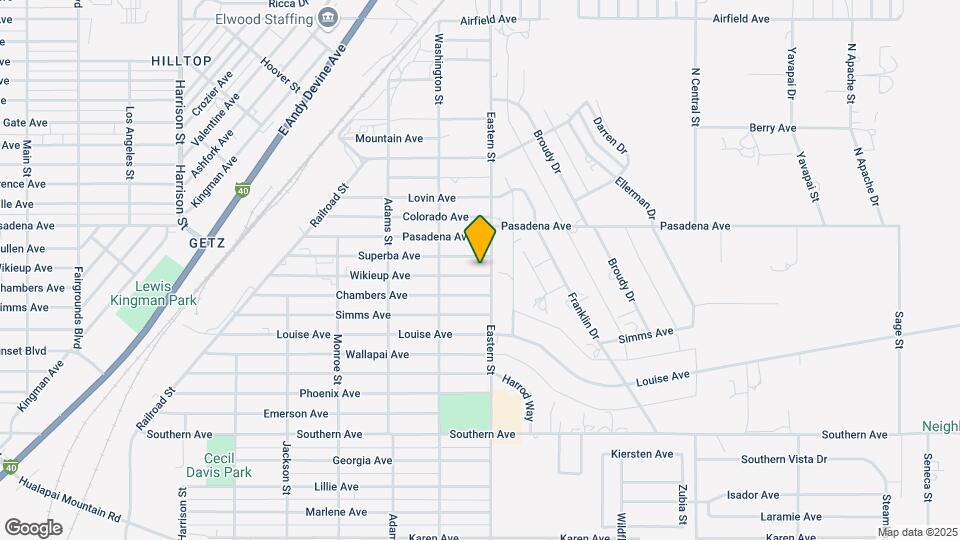 2841 Wikieup Ave Map and Location Details